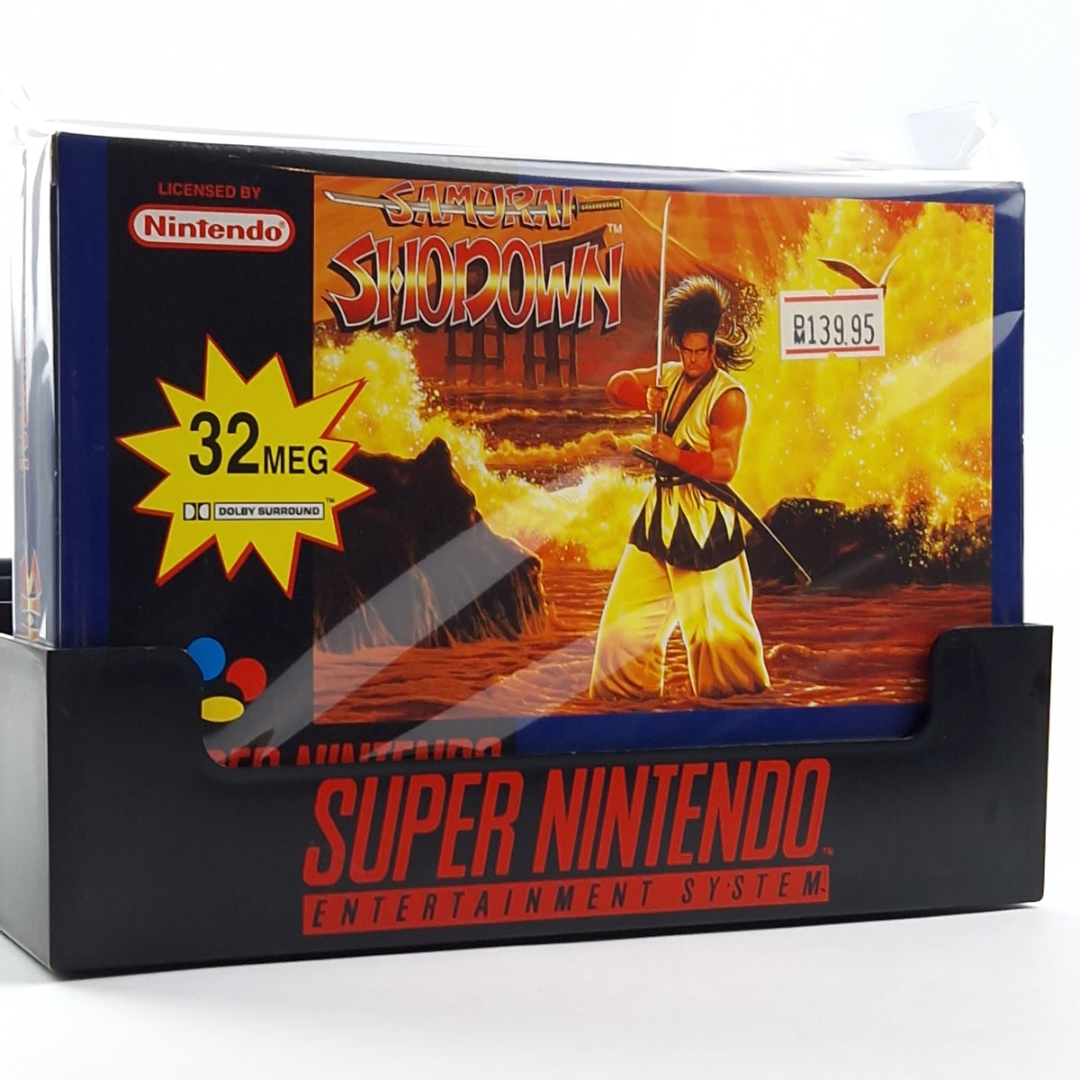 Super Nintendo Spiel – Samurai Shodown OVP PAL CIB SNES