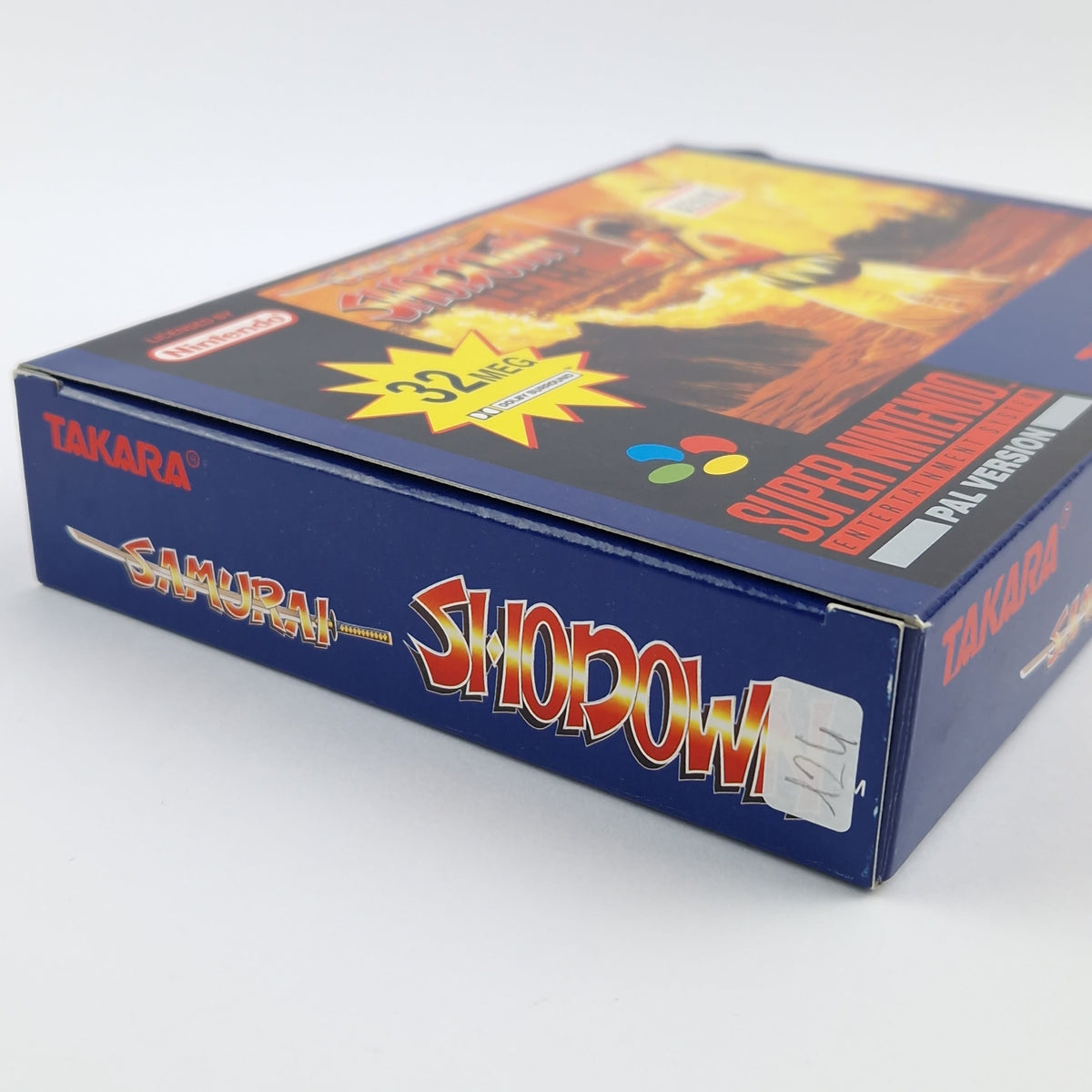 Super Nintendo Spiel – Samurai Shodown OVP PAL CIB SNES