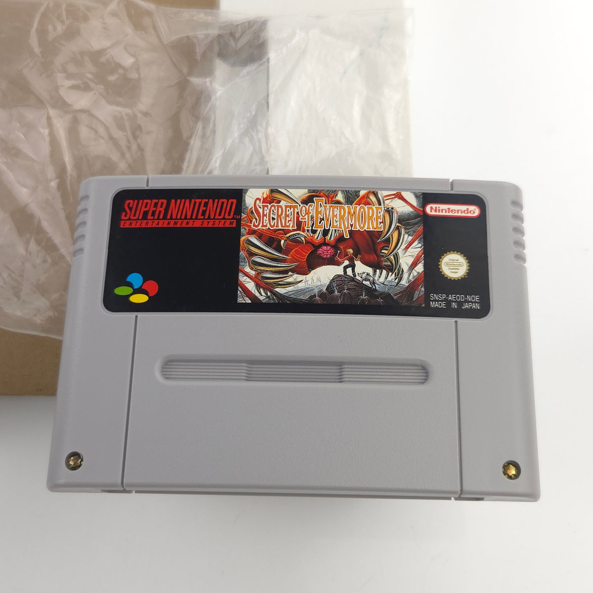 Super Nintendo Spiel – Secret of Evermore (OVP PAL)