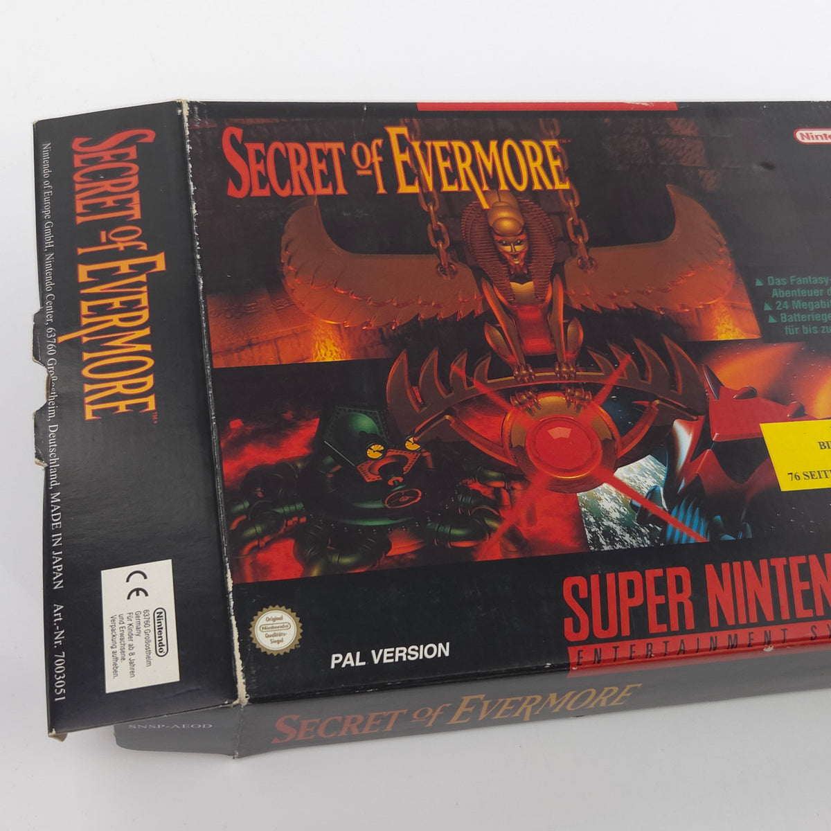 Super Nintendo Spiel – Secret of Evermore (OVP PAL)