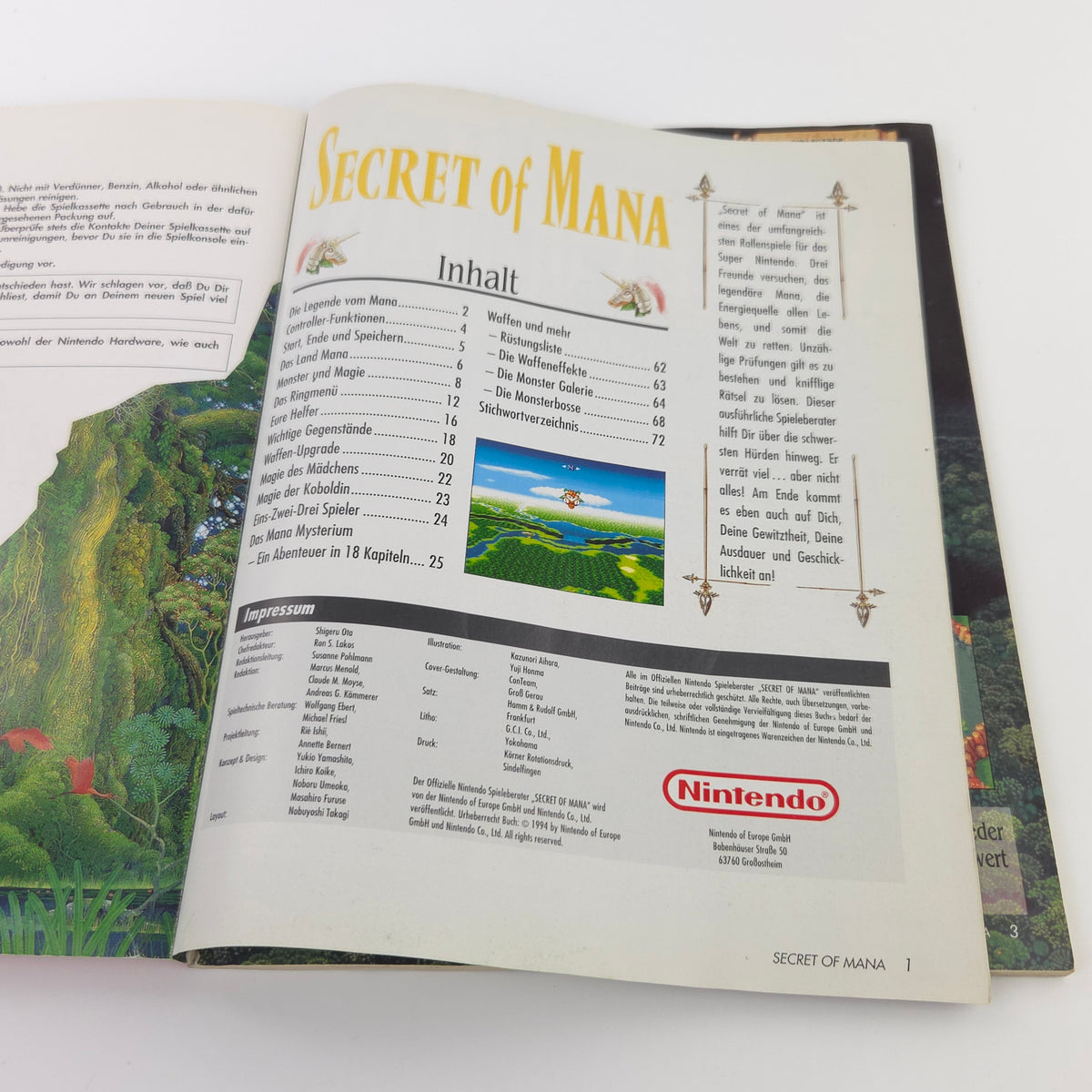 Super Nintendo Spiel – Secret of Mana OVP PAL NOE dt
