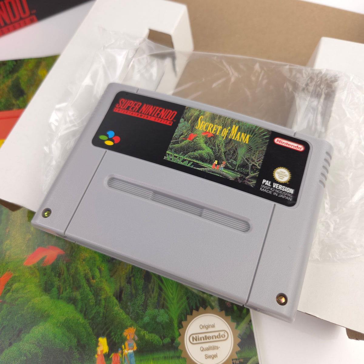 Super Nintendo Spiel – Secret of Mana SNES Big Box OVP PAL