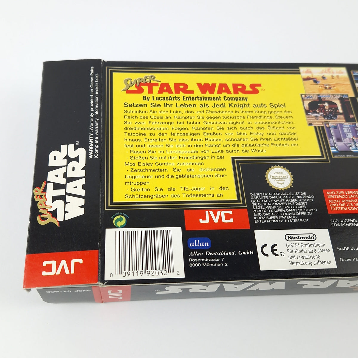 Super Nintendo Spiel – Super Star Wars OVP PAL CIB