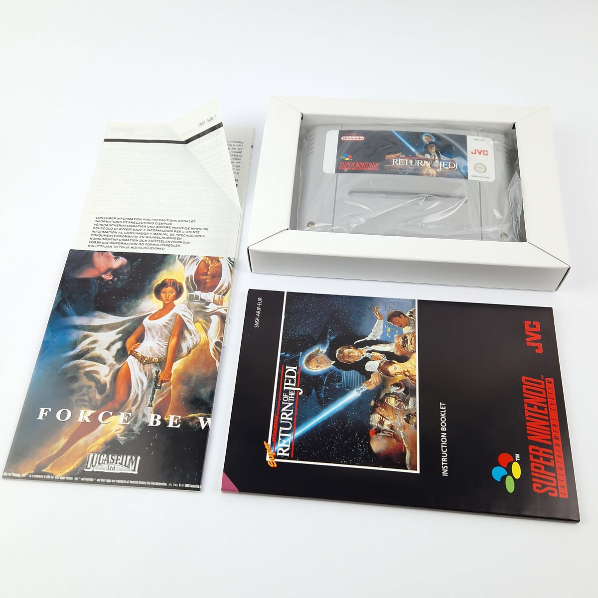 Super Nintendo Spiel – Star Wars Return of the Jedi OVP PAL