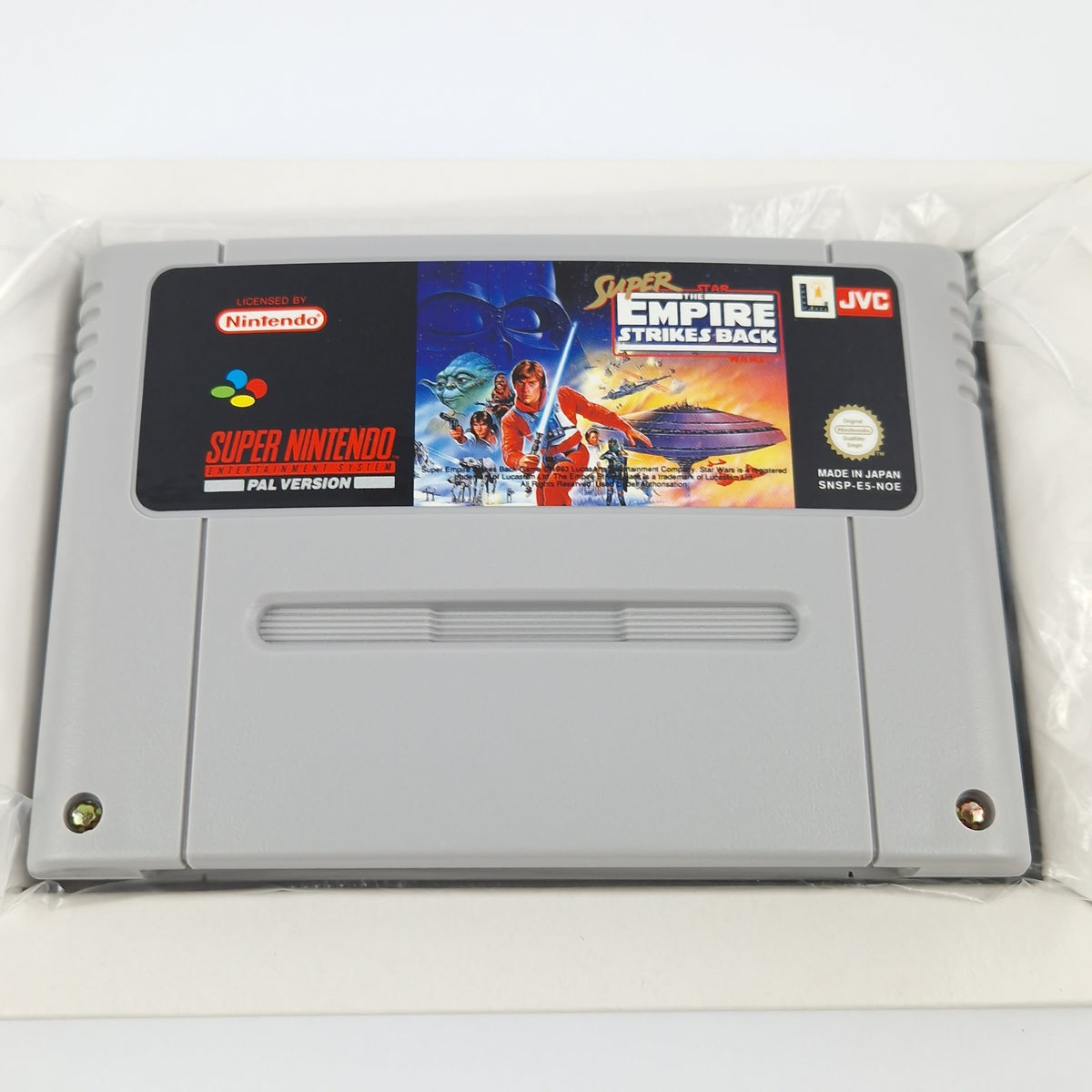 Super Nintendo Spiel – Star Wars Empire Strikes Back OVP PAL