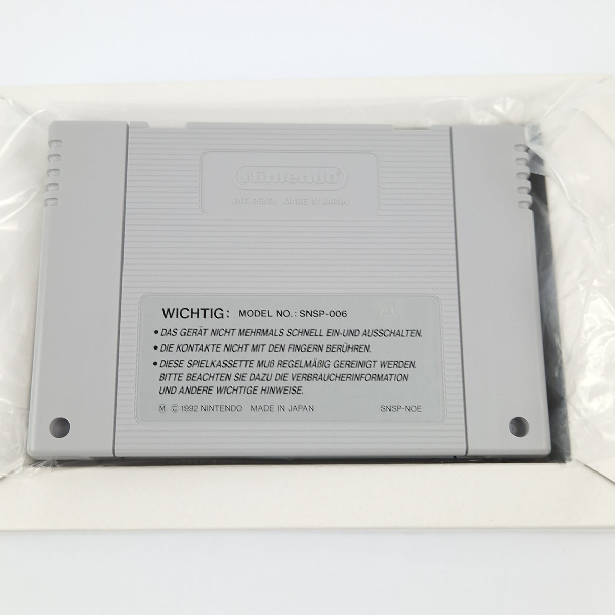 Super Nintendo Spiel – Star Wars Empire Strikes Back OVP PAL