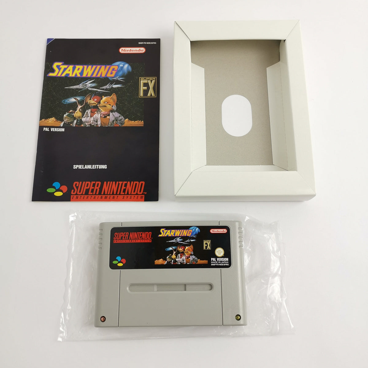 Super Nintendo Spiel: Starwing - OVP & Anleitung | SNES PAL NOE/SFRG