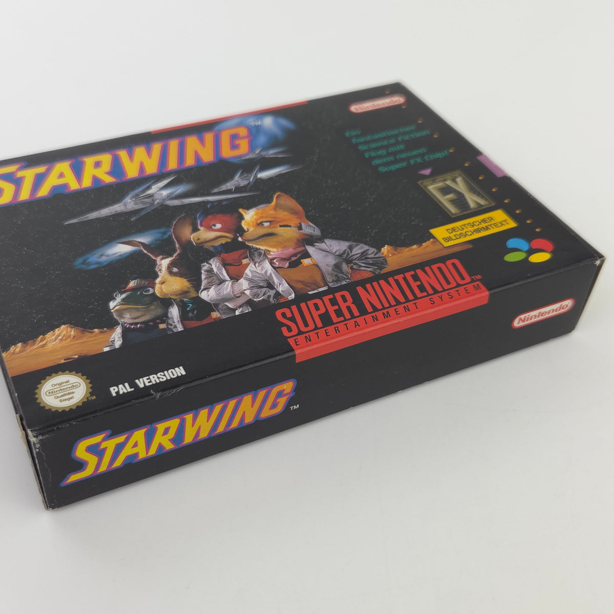 Super Nintendo Spiel Starwing SNES Modul Anleitung OVP
