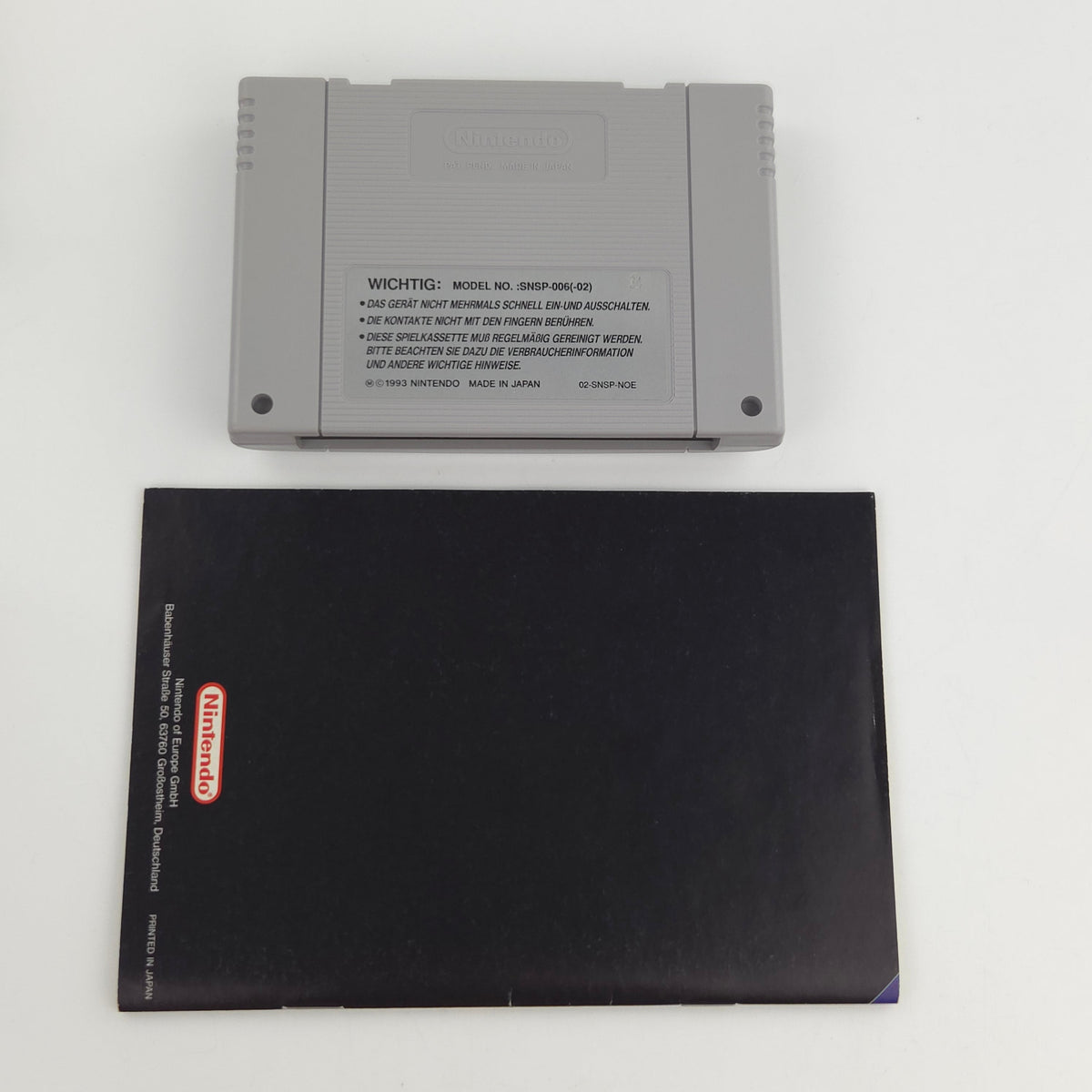 Super Nintendo Spiel Starwing SNES Modul Anleitung OVP