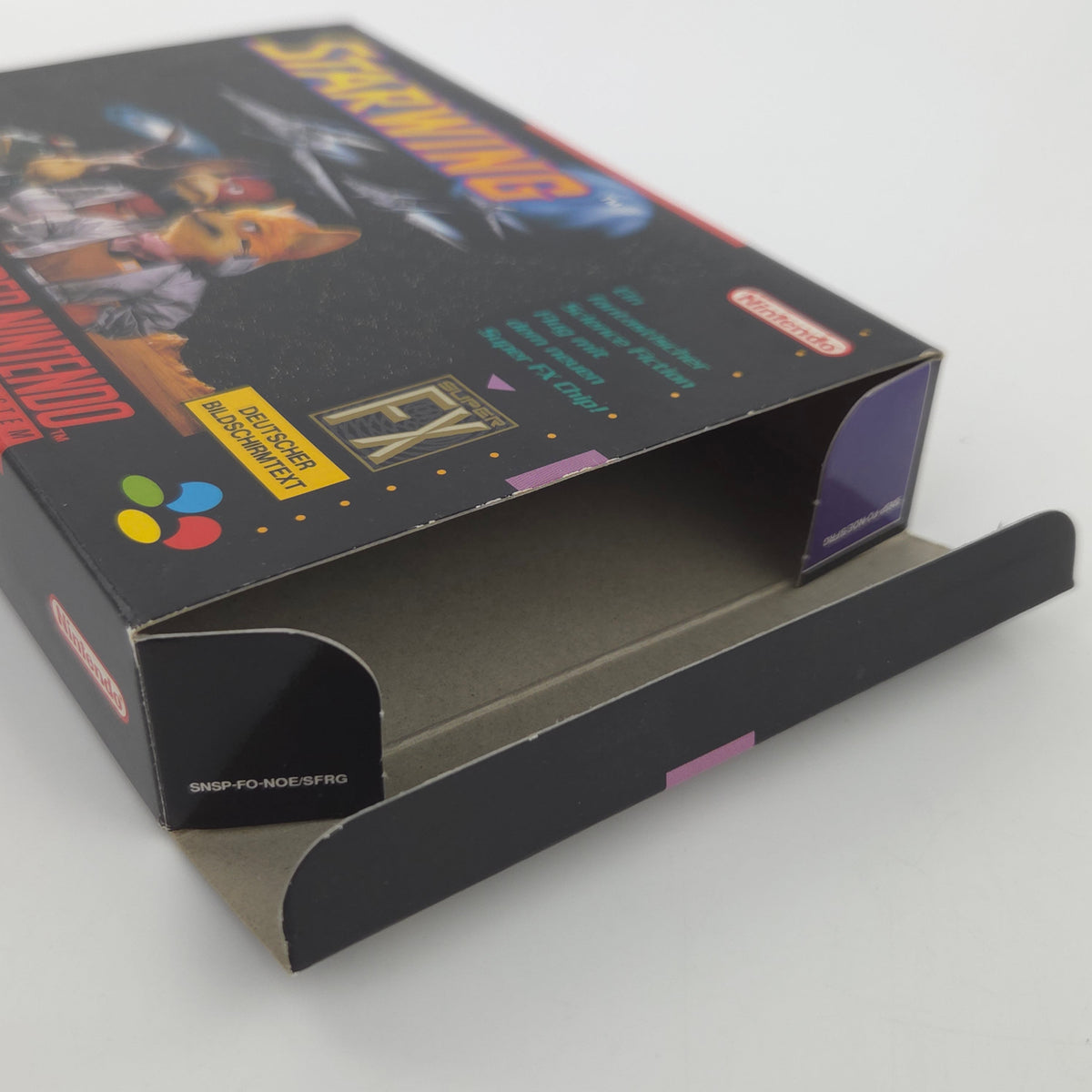 Super Nintendo Spiel Starwing SNES Modul Anleitung OVP