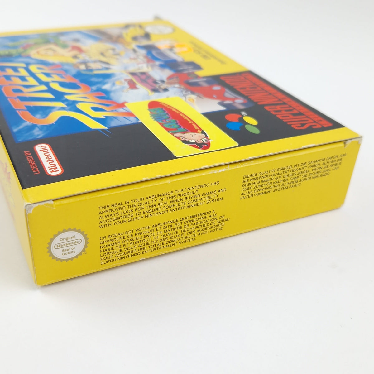 Super Nintendo Spiel – Street Racer Modul Anleitung OVP PAL