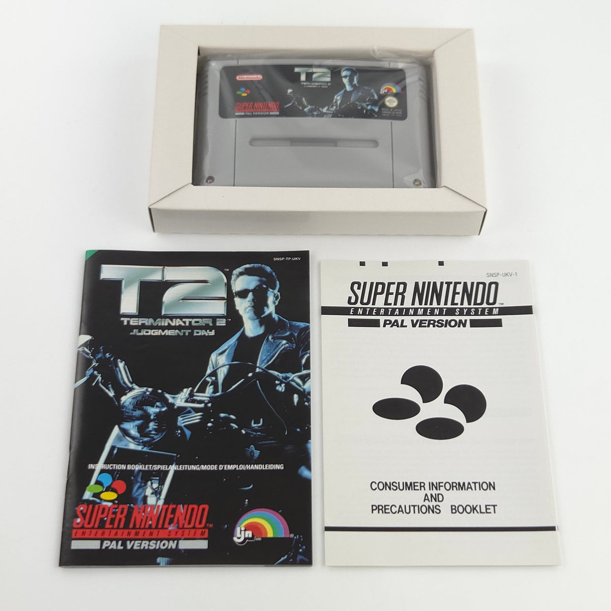 Super Nintendo Spiel T2 Terminator 2 nahezu neuwertig