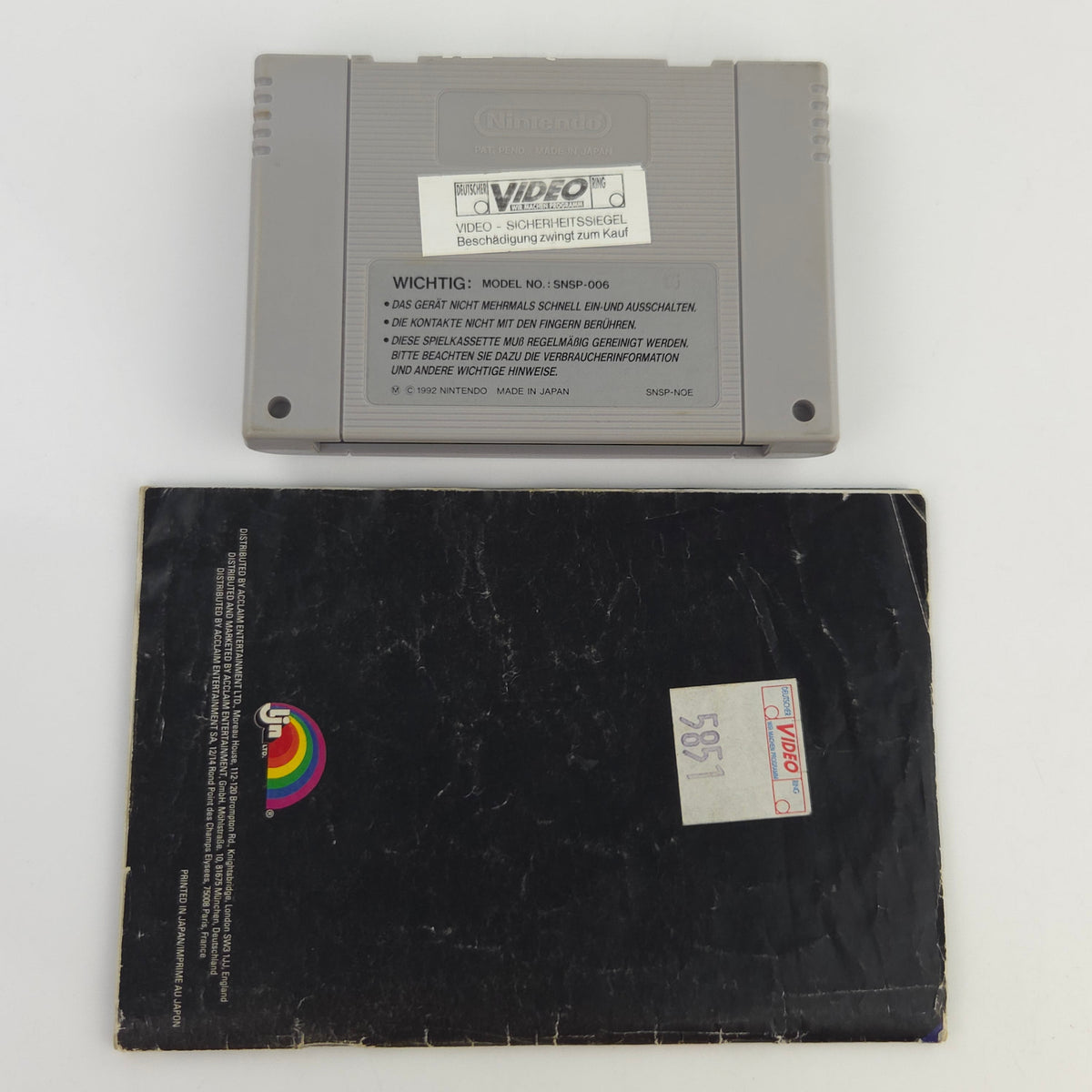 Super Nintendo Spiel T2 The Arcade Game SNES OVP PAL NOE
