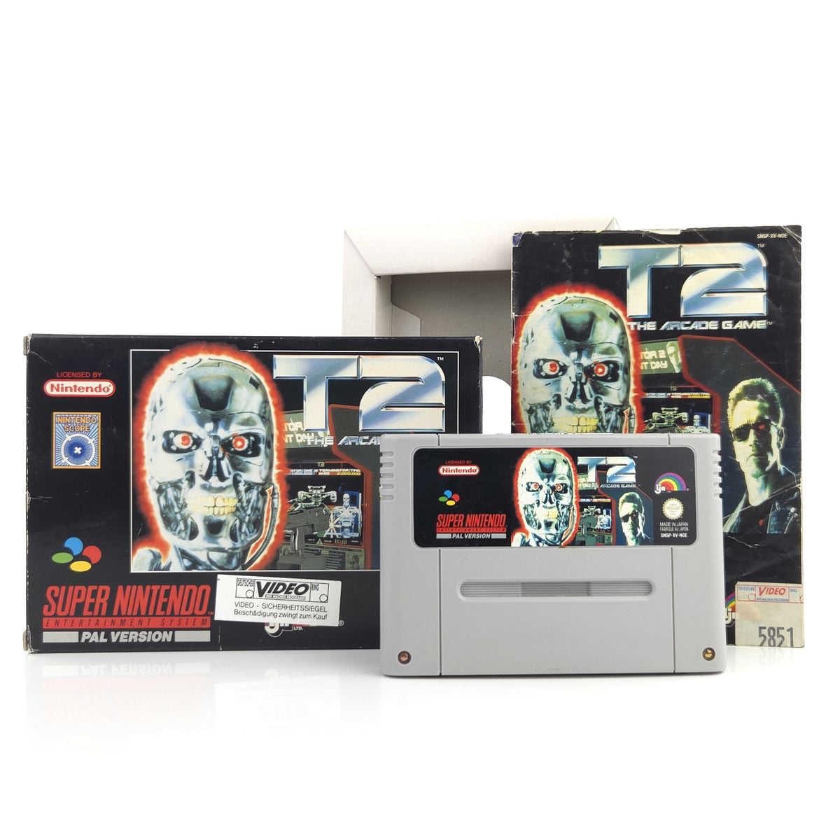 Super Nintendo Spiel T2 The Arcade Game SNES OVP PAL NOE