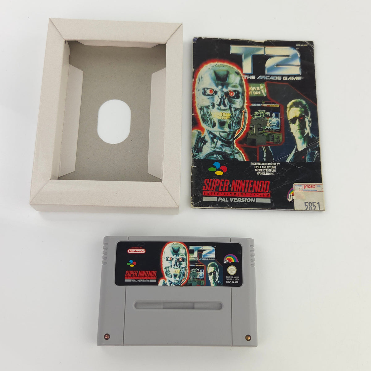 Super Nintendo Spiel T2 The Arcade Game SNES OVP PAL NOE