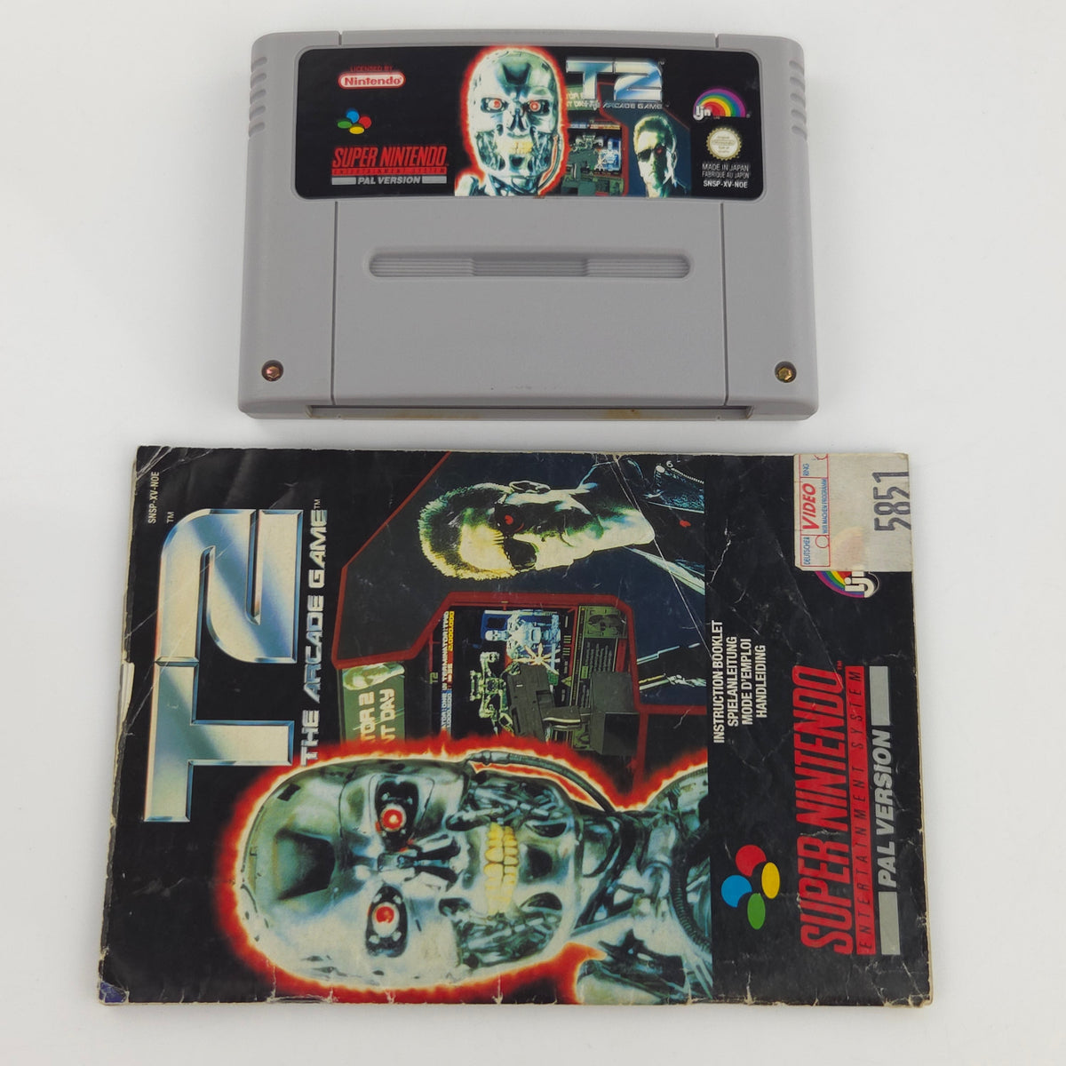 Super Nintendo Spiel T2 The Arcade Game SNES OVP PAL NOE