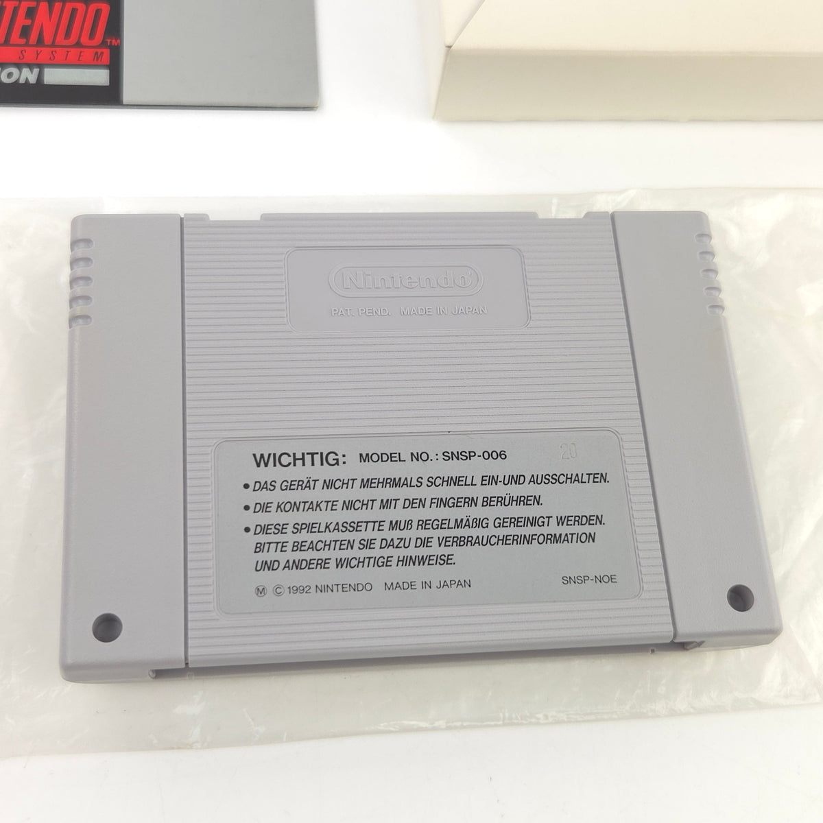 Super Nintendo Spiel TMNT 4 Turtles in Time OVP