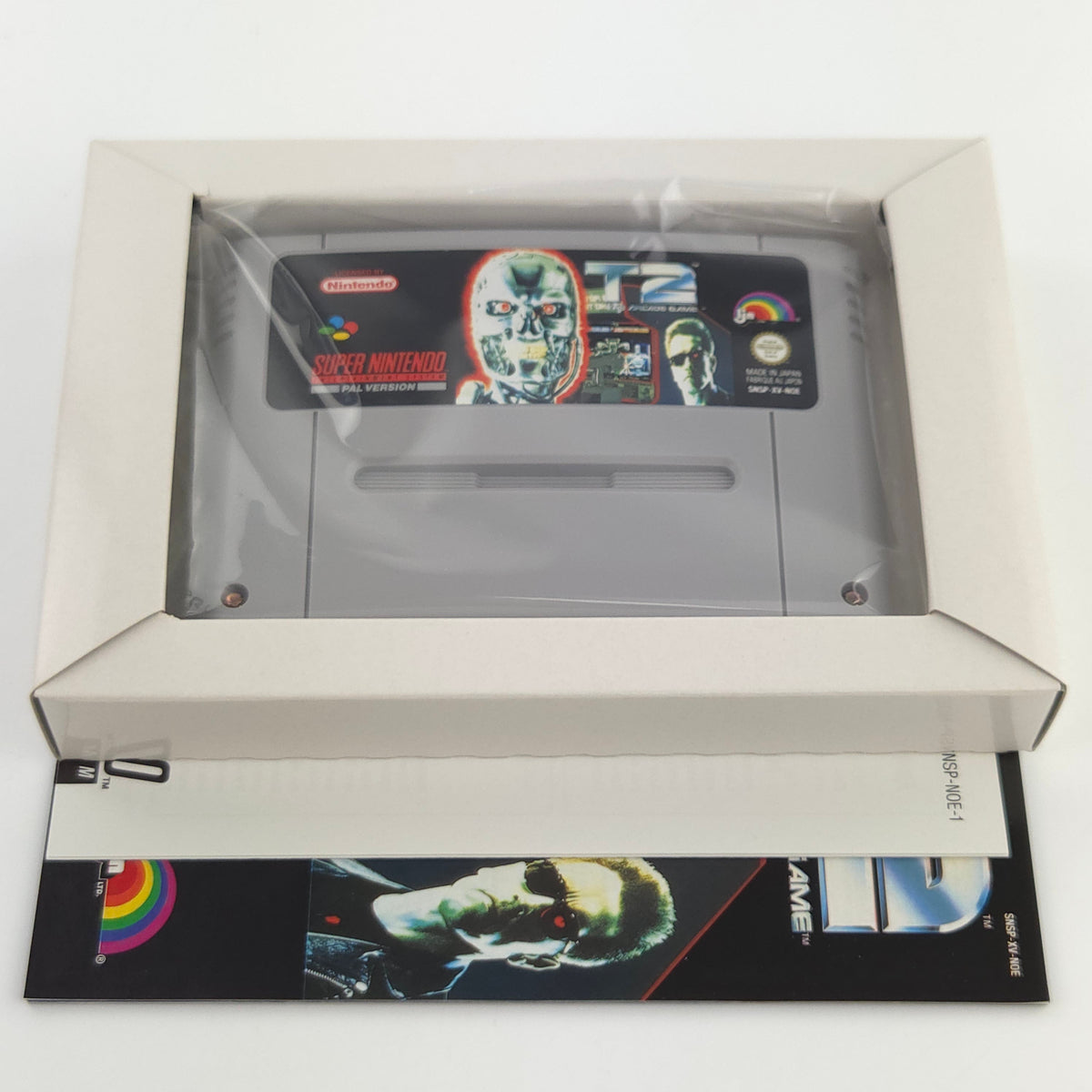 Super Nintendo Spiel Terminator 2 T2 CIB CIB nahezu neuwertig