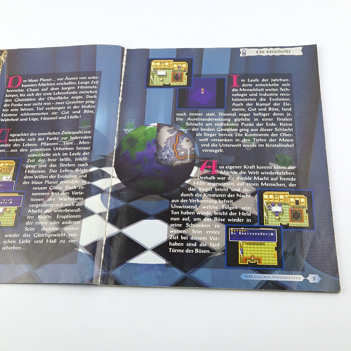 Super Nintendo Spiel – Terranigma Big Box OVP PAL CIB