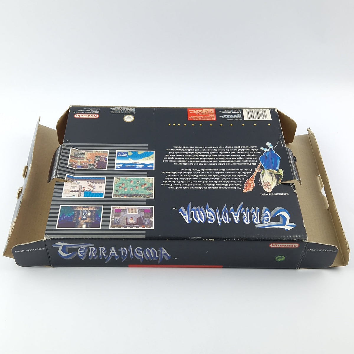 Super Nintendo Spiel – Terranigma Big Box OVP PAL CIB