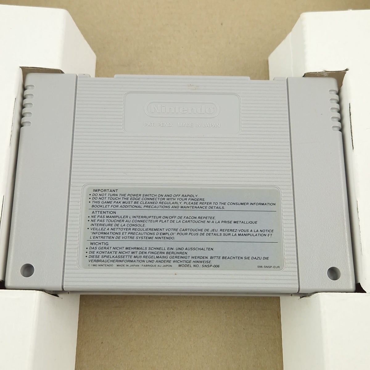 Super Nintendo Spiel – Terranigma Big Box OVP PAL CIB