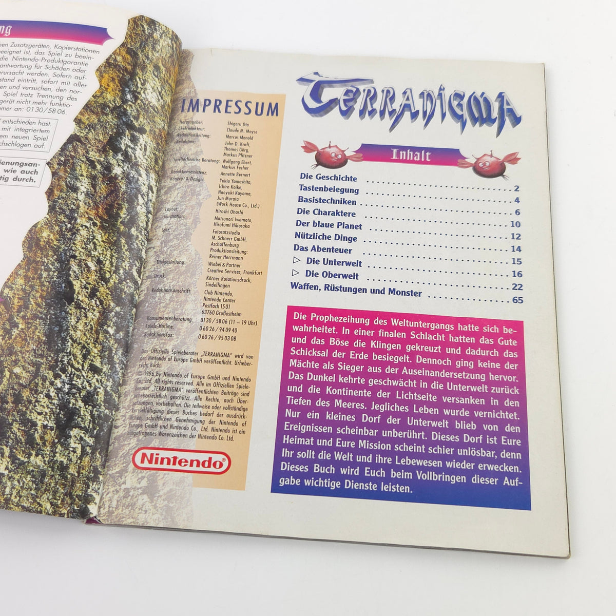 Super Nintendo Spiel – Terranigma (SNES OVP PAL)