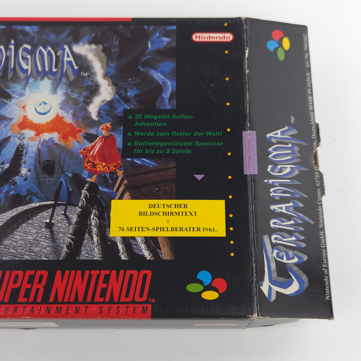 Super Nintendo Spiel – Terranigma (SNES OVP PAL)