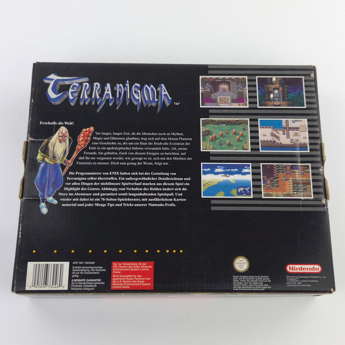 Super Nintendo Spiel – Terranigma (SNES OVP PAL)