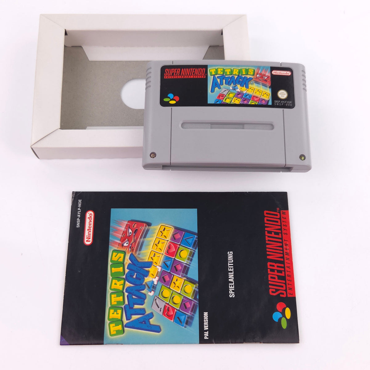 Super Nintendo Spiel – Tetris Attack (SNES OVP)
