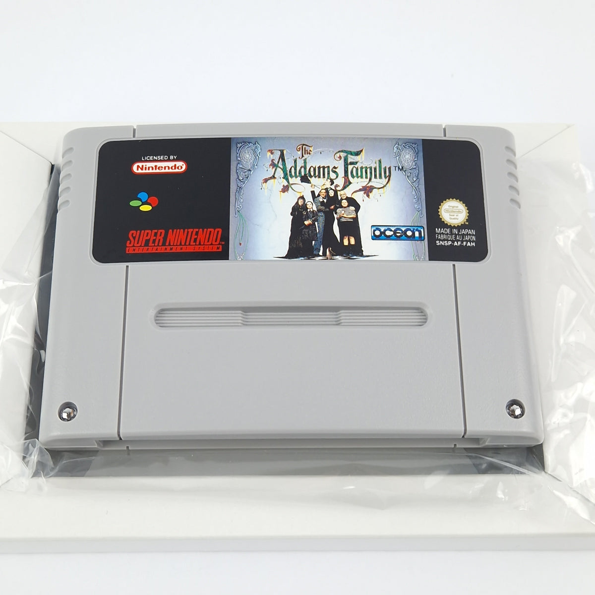 Super Nintendo Spiel – The Addams Family OVP PAL SNES