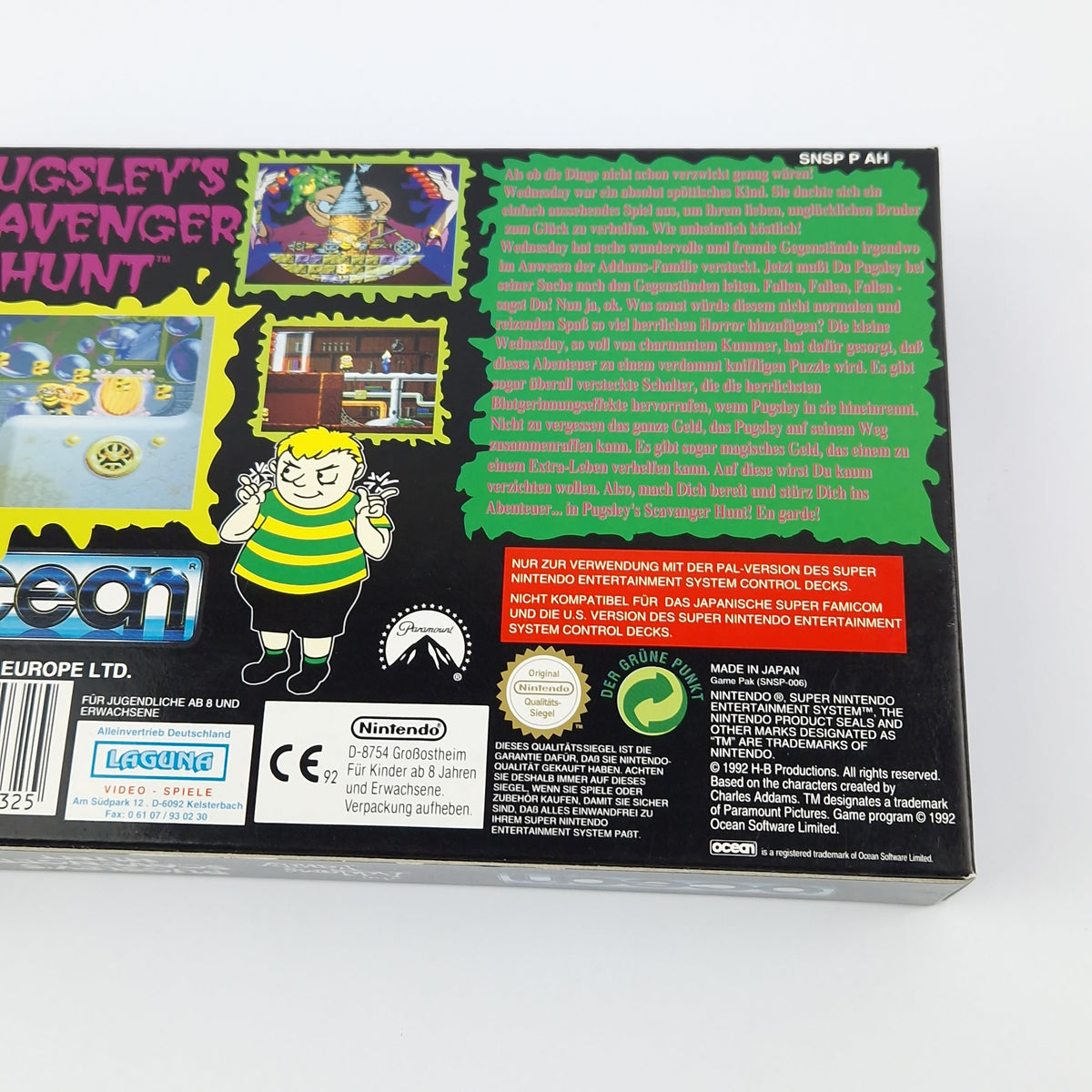 Super Nintendo Spiel – The Addams Family Pugsleys (OVP PAL)