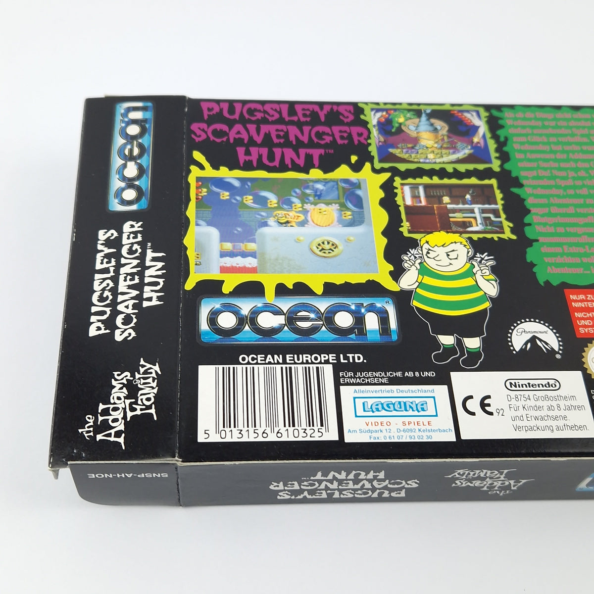 Super Nintendo Spiel – The Addams Family Pugsleys (OVP PAL)