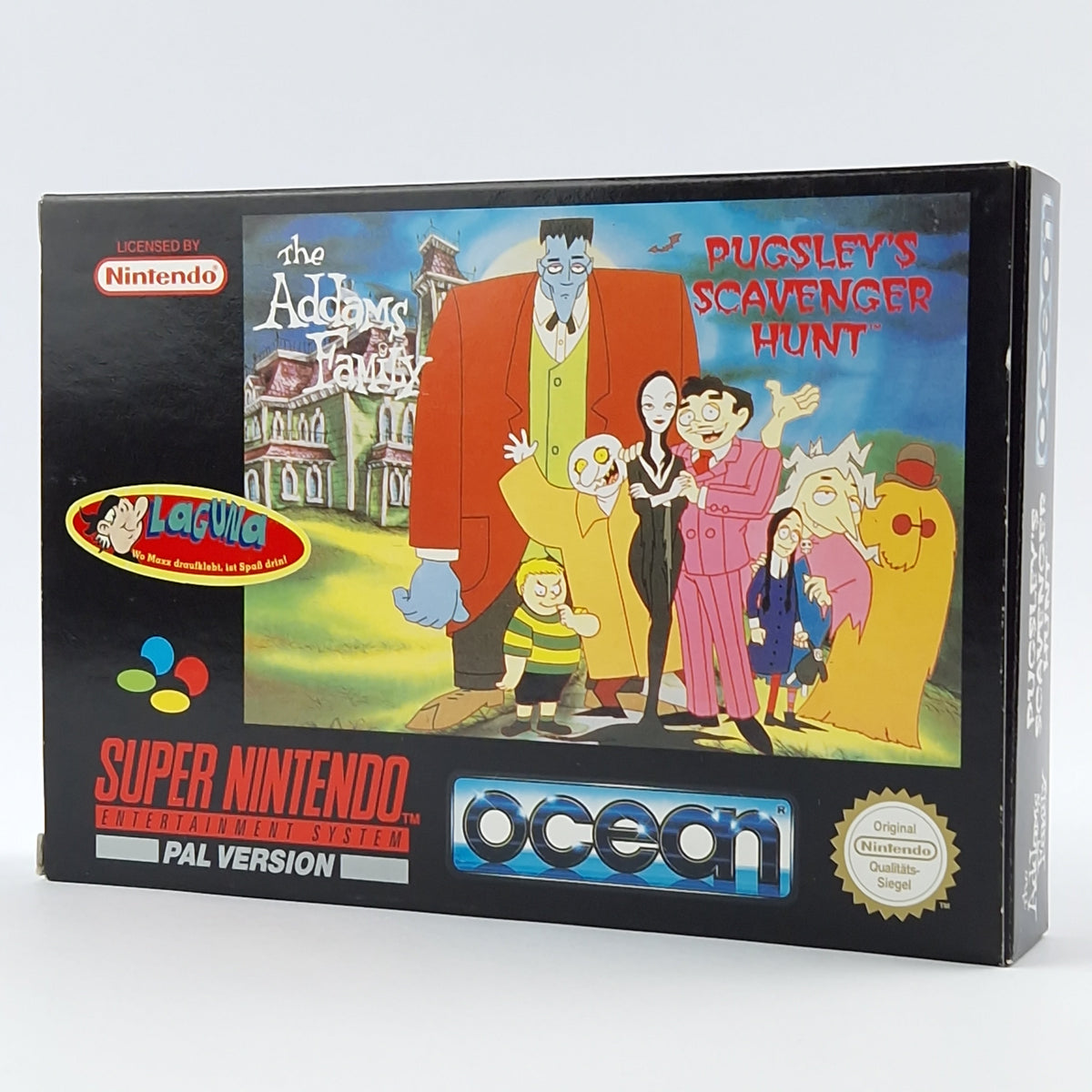 Super Nintendo Spiel – The Addams Family Pugsleys (OVP PAL)