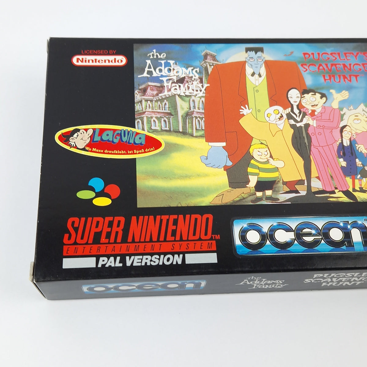 Super Nintendo Spiel – The Addams Family Pugsleys (OVP PAL)