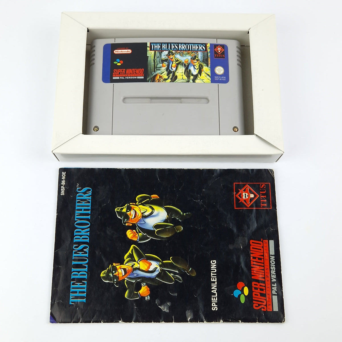 Super Nintendo Spiel – The Blues Brothers Modul OVP SNES