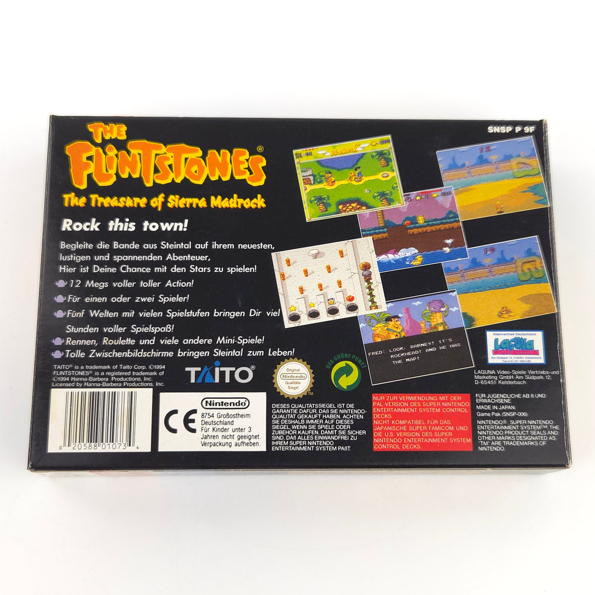 Super Nintendo Spiel The Flintstones OVP
