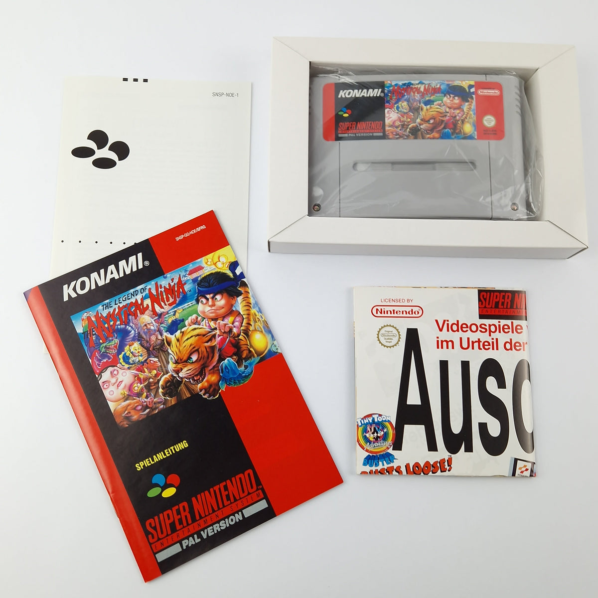 Super Nintendo Spiel – The Legend of Mystical Ninja OVP CIB