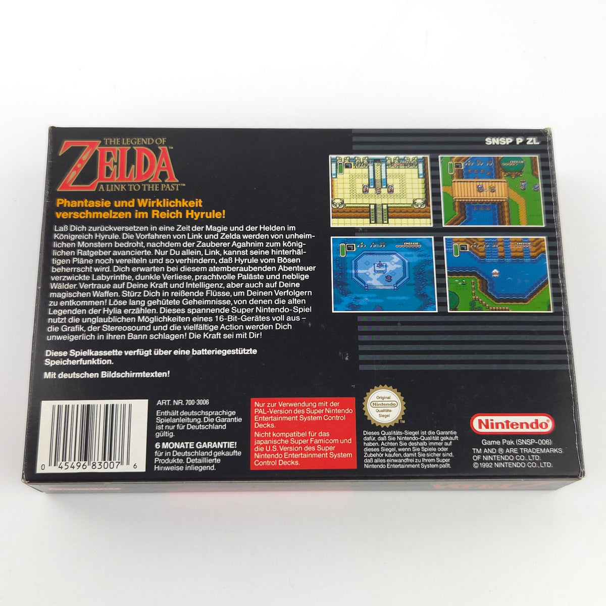 Super Nintendo Spiel The Legend of Zelda OVP