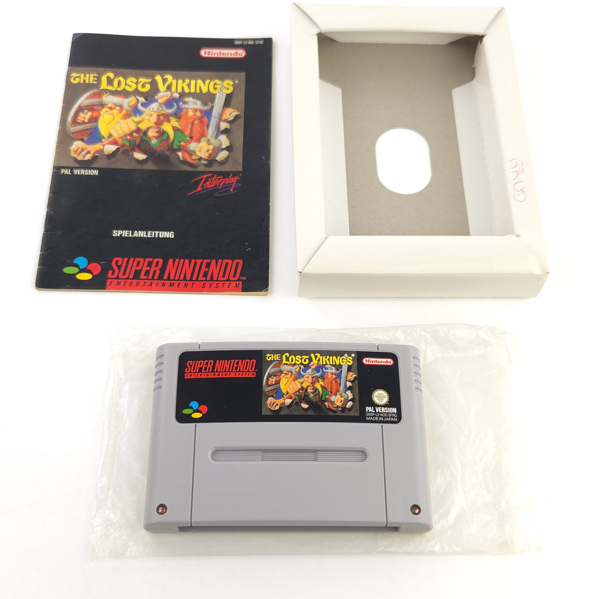 Super Nintendo Spiel The Lost Vikings OVP PAL
