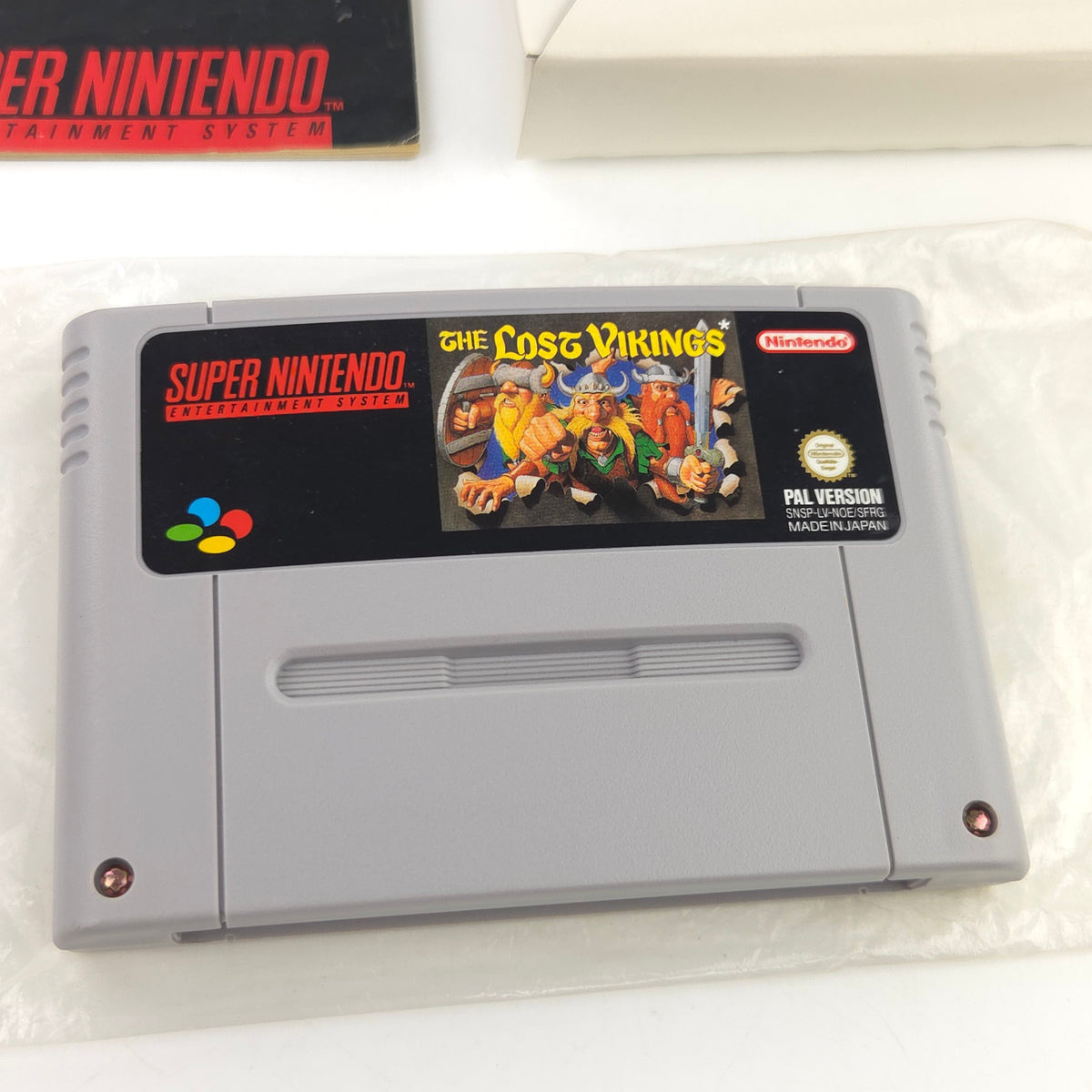 Super Nintendo Spiel The Lost Vikings OVP PAL