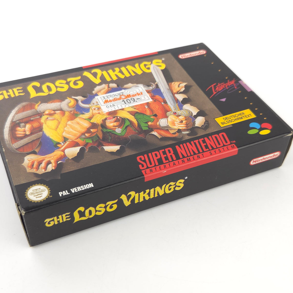 Super Nintendo Spiel The Lost Vikings OVP PAL