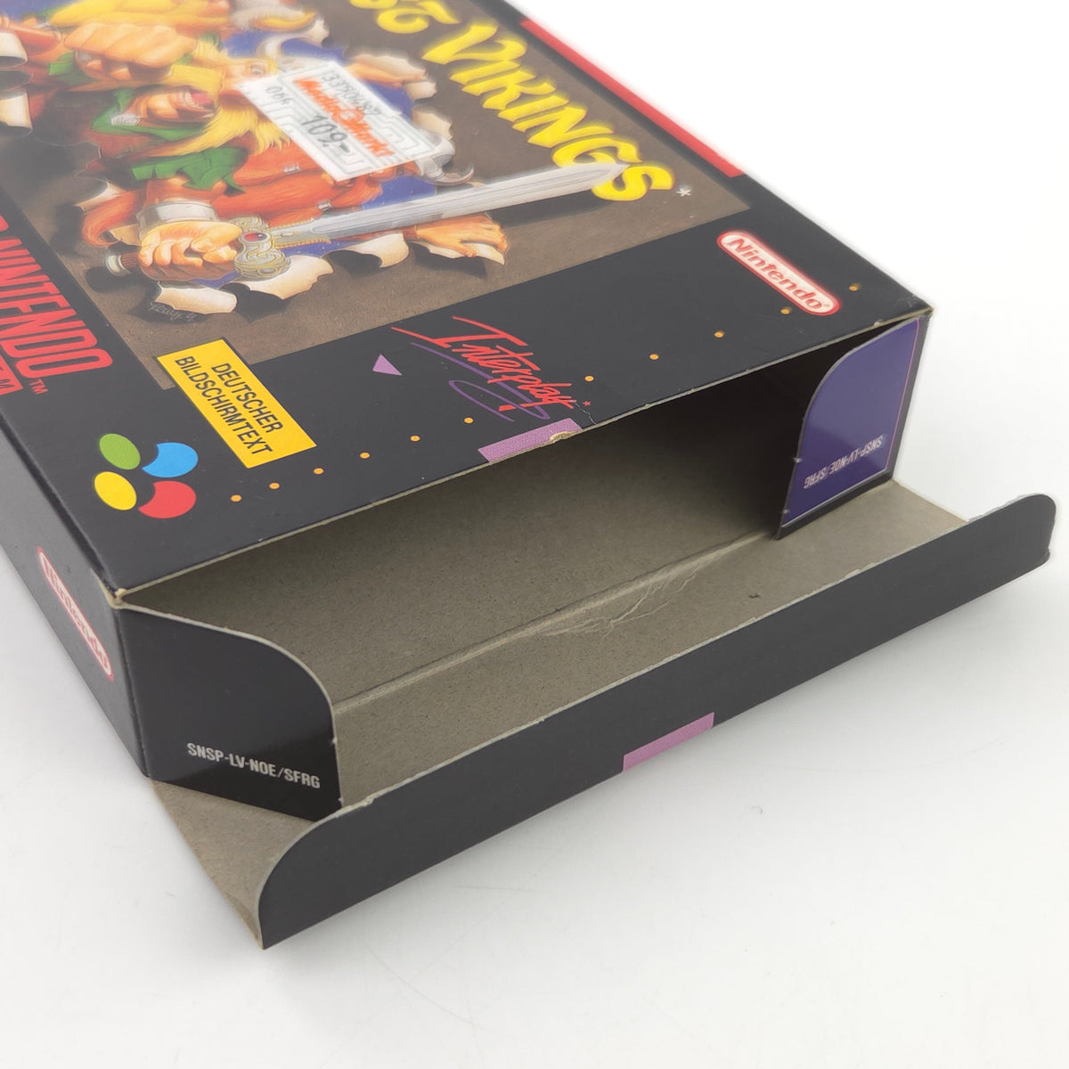 Super Nintendo Spiel The Lost Vikings OVP PAL