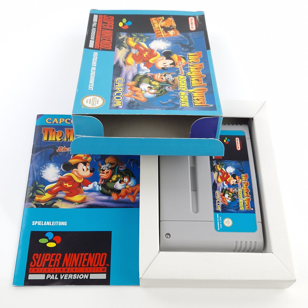 Super Nintendo Spiel – The Magical Quest starring Mickey Mouse OVP