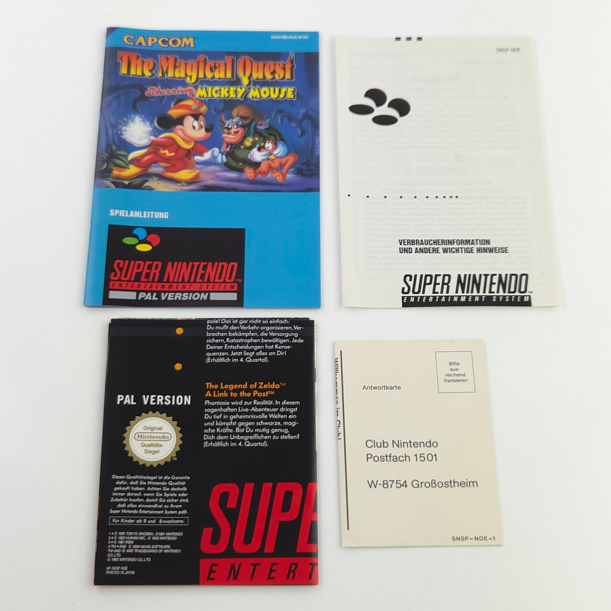 Super Nintendo Spiel Mickey Mouse nahezu neuwertig OVP
