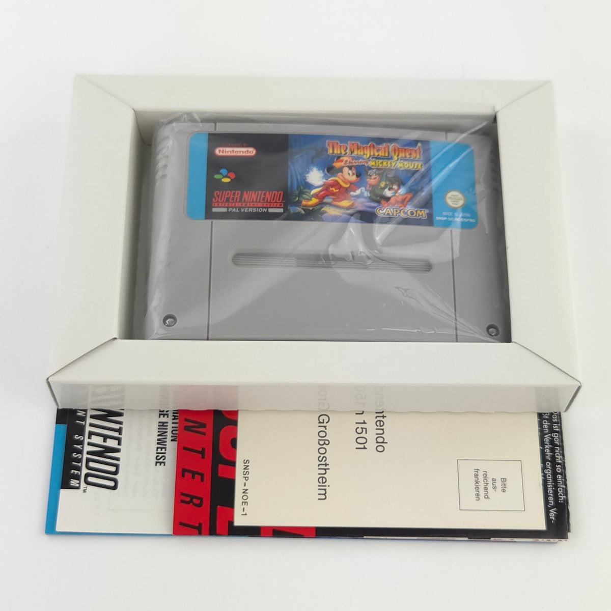 Super Nintendo Spiel Mickey Mouse nahezu neuwertig OVP