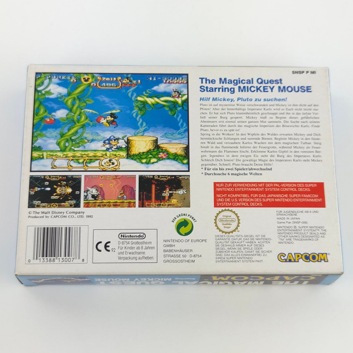 Super Nintendo Spiel Mickey Mouse nahezu neuwertig OVP