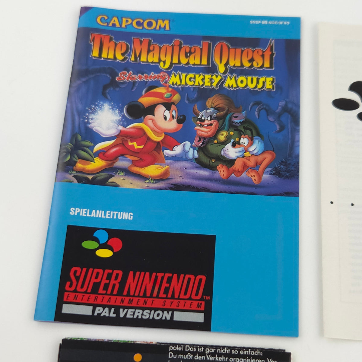 Super Nintendo Spiel Mickey Mouse nahezu neuwertig OVP