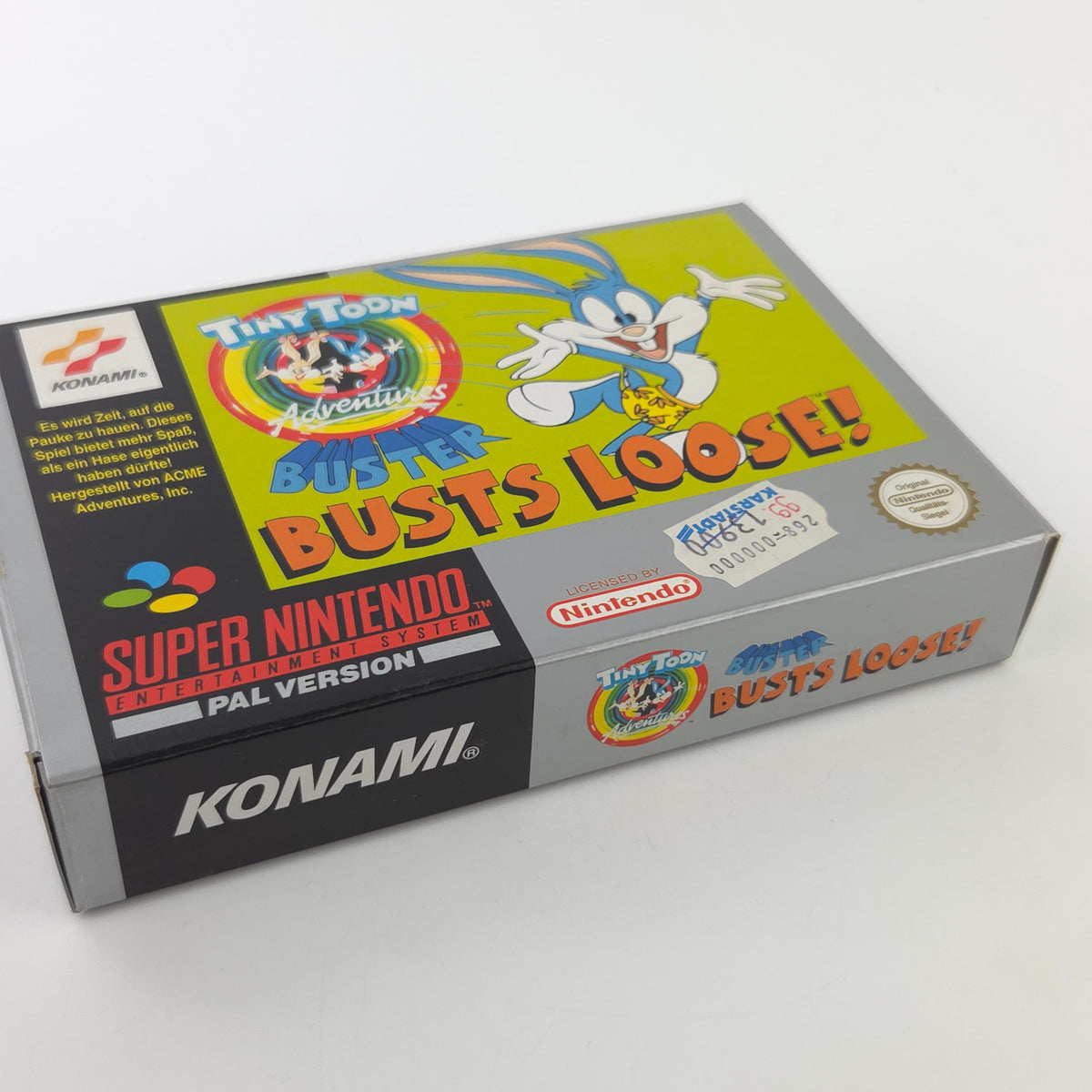 Super Nintendo Spiel Tiny Toon Adventures OVP PAL