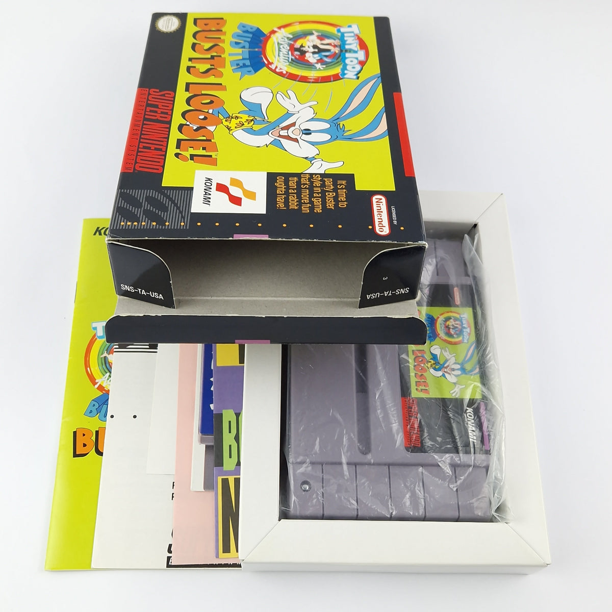 Super Nintendo Spiel – Tiny Toon Adventures Buster Busts Loose OVP