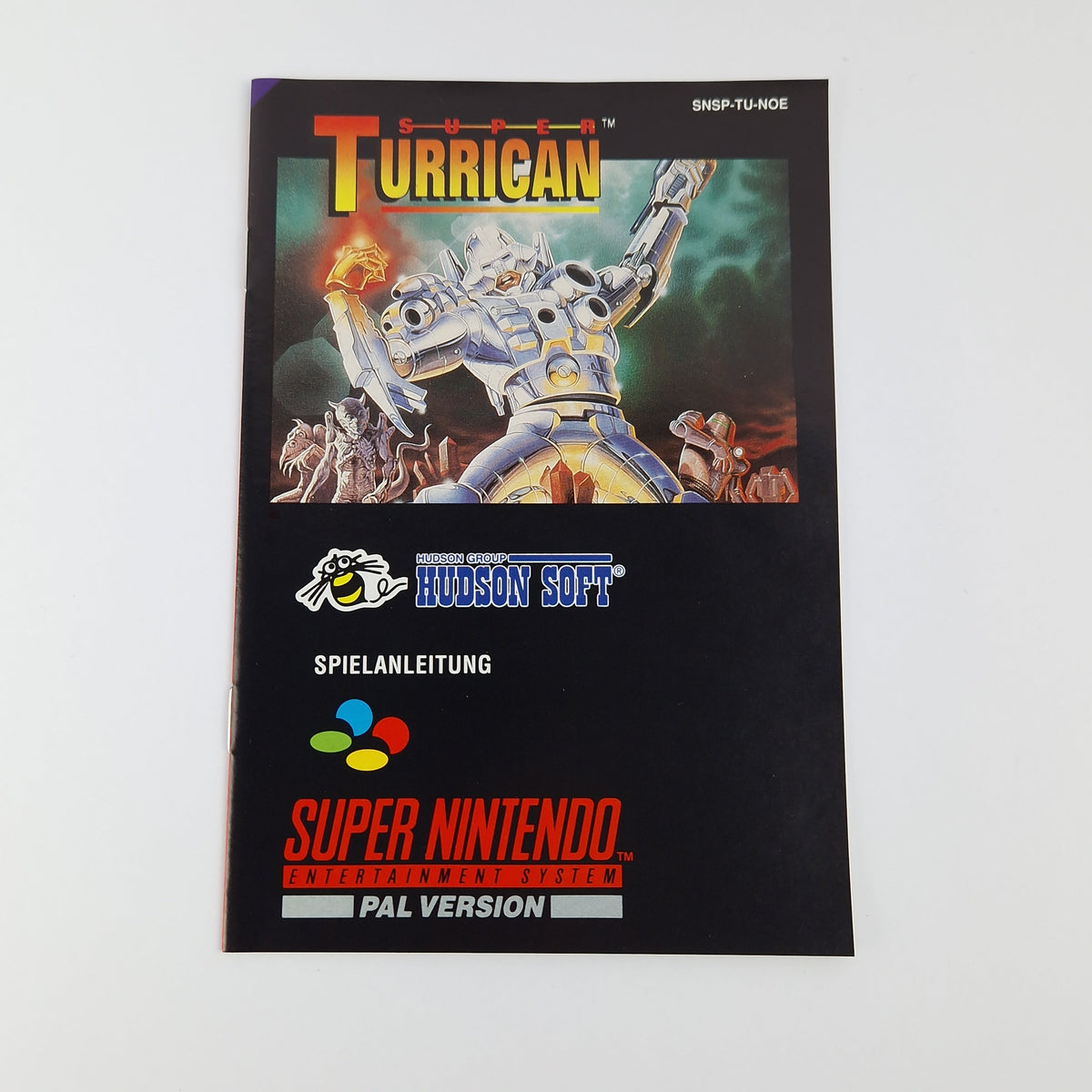 Super Nintendo Spiel – Super Turrican OVP PAL CIB